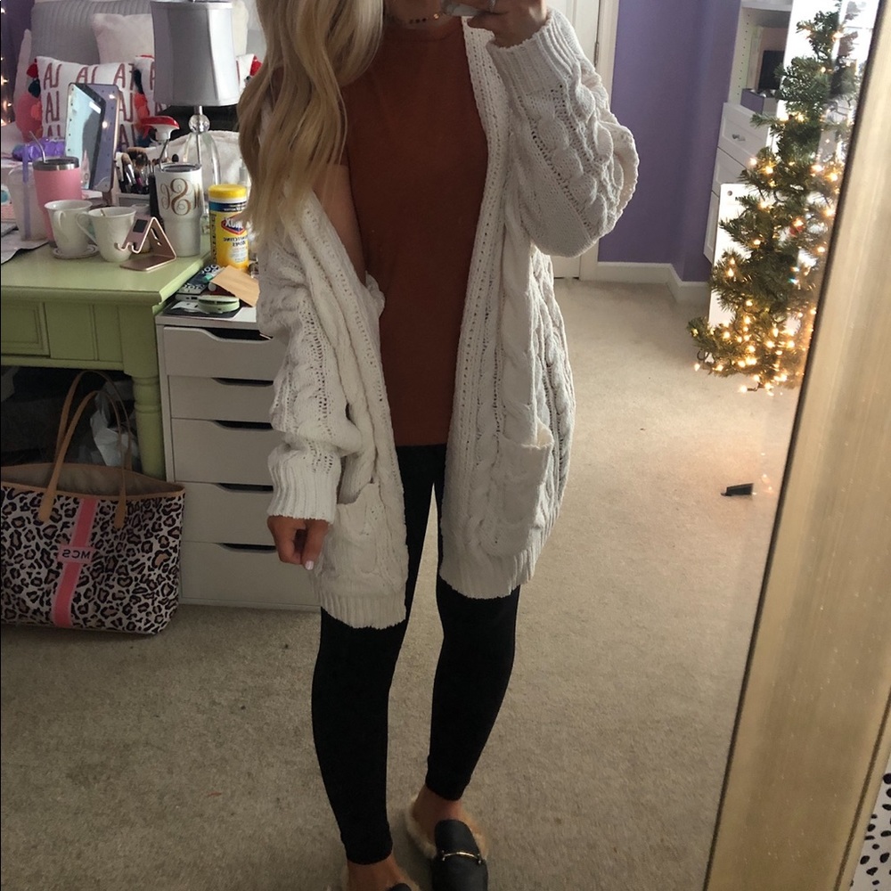 Cream sweater